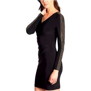 Guess Black/Gold Studded Dress Size 10